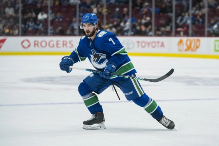 Former Vancouver Canucks forward Nic Petan.