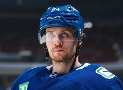 Vancouver Canucks forward Pius Suter Vancouver Canucks forward Pius Suter