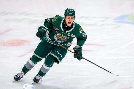 Carter Bear of the WHL's Everett Silvertips.