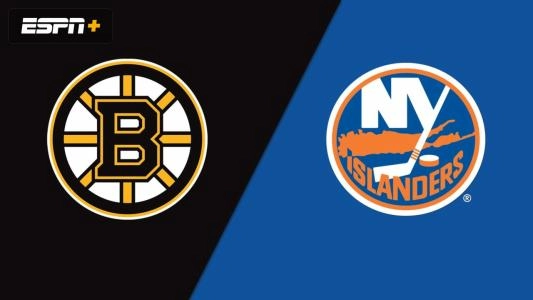 Bruins vs Islanders logo Bruins vs Islanders logo