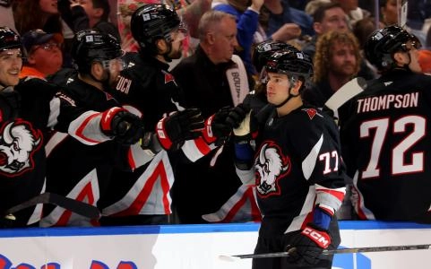 JJ Peterka is at the top of many trade boards