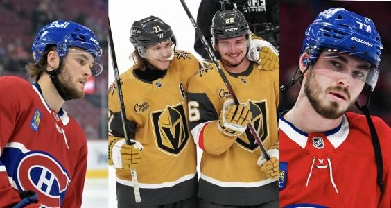 Photo of Joshua Roy, Kirby Dach and William Karlsson