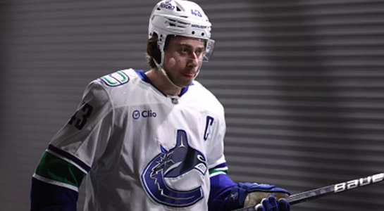 Vancouver Canucks captain Quinn Hughes
