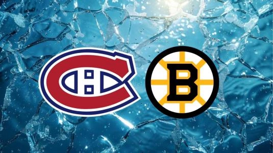 Montreal Canadiens and Boston Bruins logo Montreal Canadiens and Boston Bruins logo