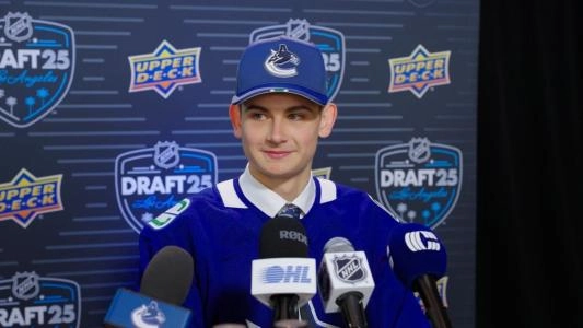 Vancouver Canucks second round pick Alexei Medvedev Vancouver Canucks second round pick Alexei Medvedev