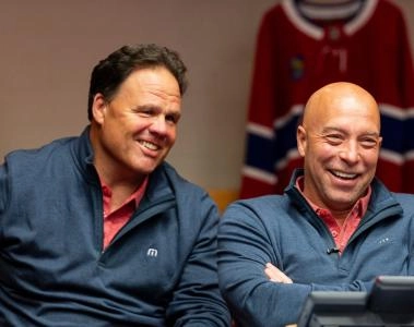 Photo of Kent Hughes and Jeff Gorton