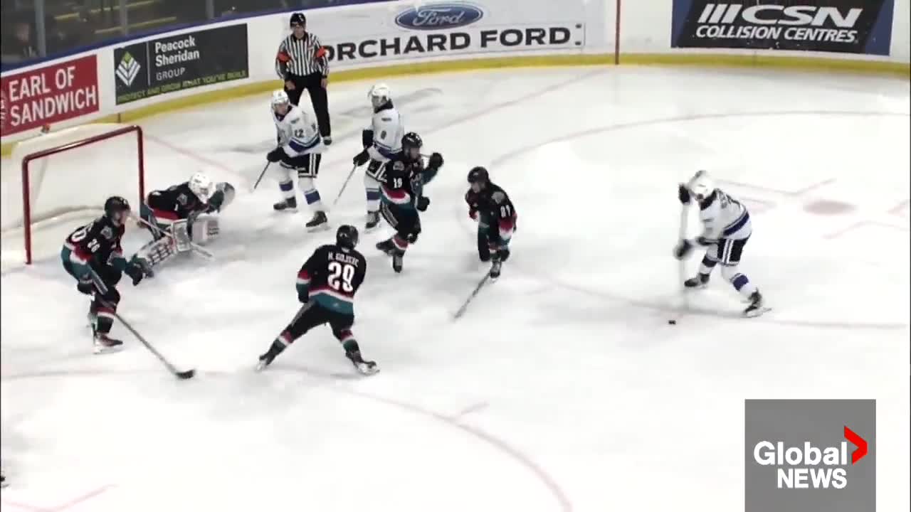 Click to play video: 'Saskatchewan WHL star Cole Reschny speaks on move to NCAA'