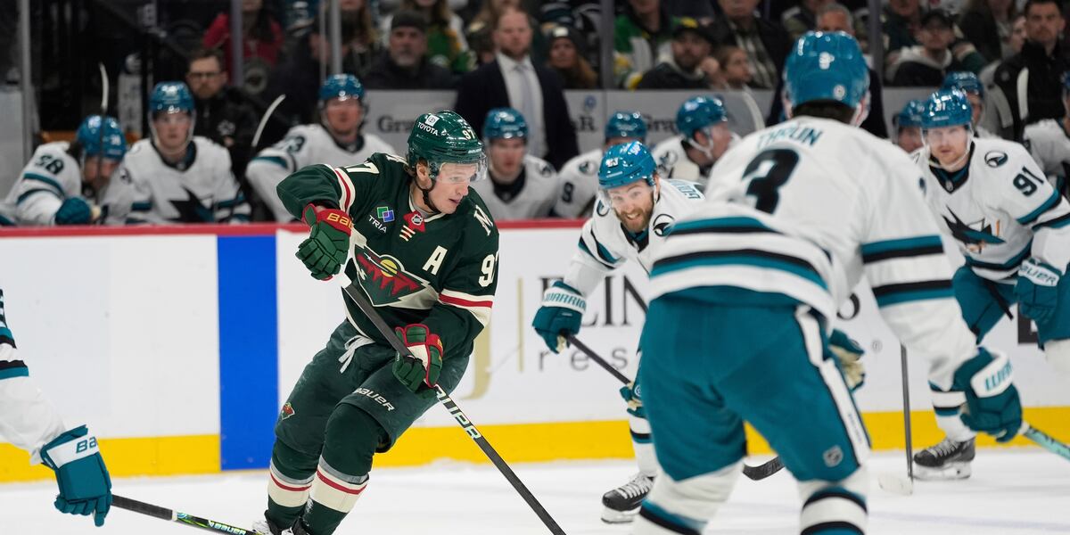 Eriksson Ek, Kaprizov return to lead the Wild past the Sharks, 8-7 in overtime