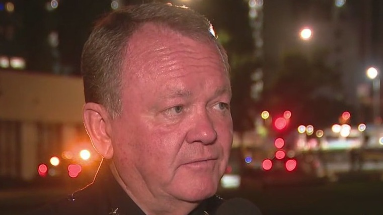 LAPD Chief says officers didn't provoke protesters