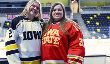 Sioux Center teammates grow women’s hockey at Iowa, ISU