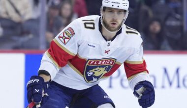 A.J. Greer makes his Stanley Cup Final debut for the Florida Panthers in Game 3 | National Sports