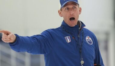 Oilers likely making a change for Game 4 of the Stanley Cup Final. Who starts in goal is a mystery | National Sports