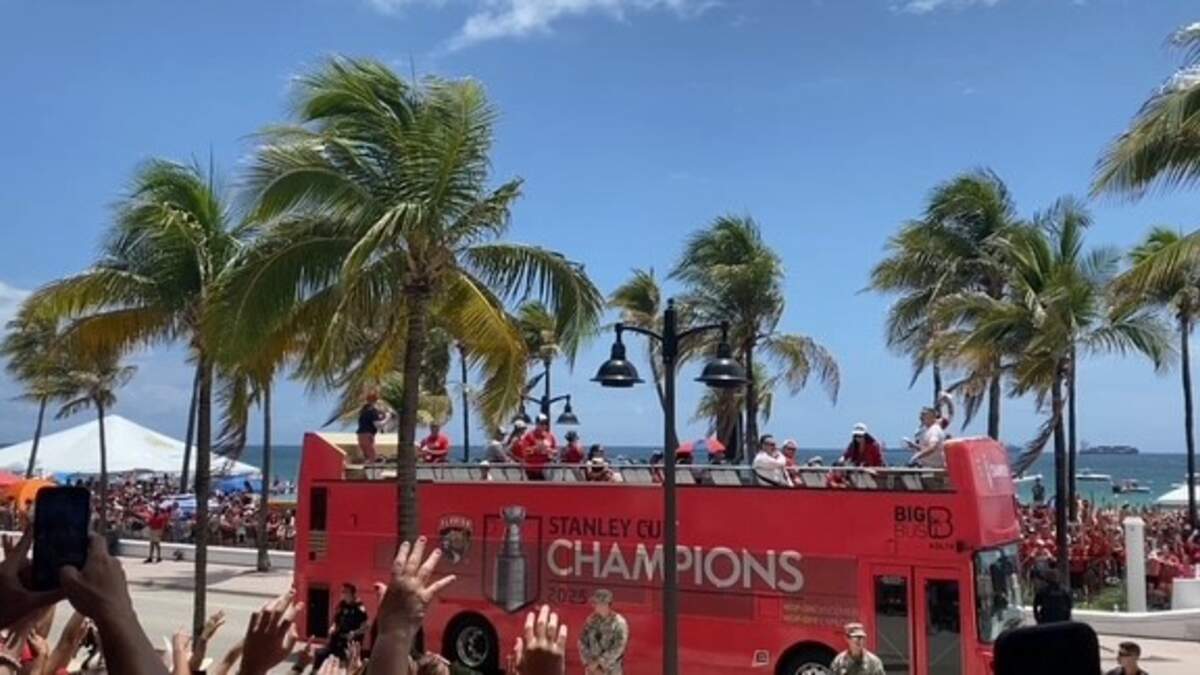 Florida Panthers Celebrate 2nd Stanley Cup Win