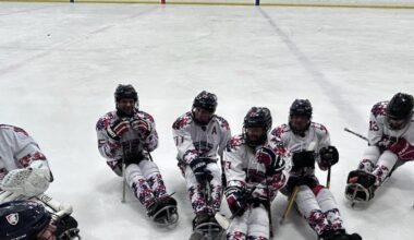 Local veteran receives donation from NHL program to support Charleston sled hockey team