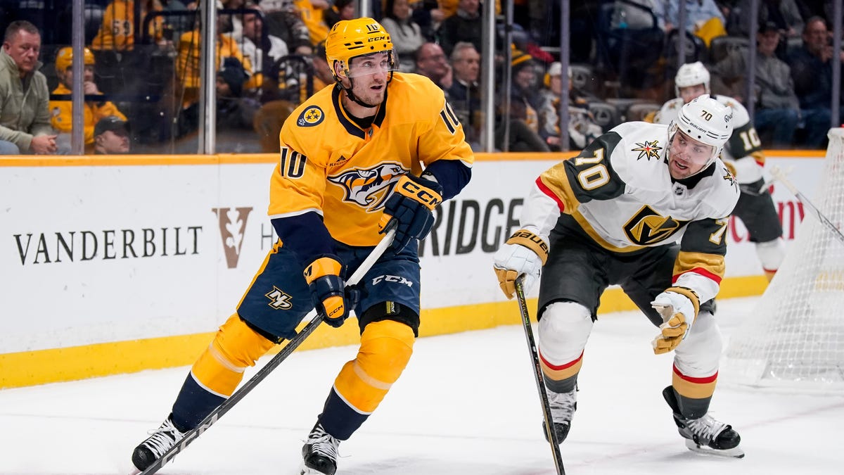 Predators trade Colton Sissons, Jeremy Lauzon to Vegas for Nicolas Hague