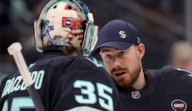 Kraken goalie Philipp Grubauer clears waivers, assigned to Firebirds