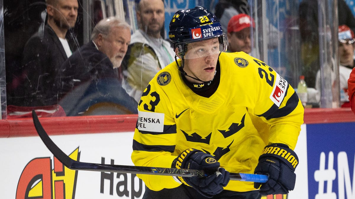 Detroit Red Wings' Lucas Raymond named to Sweden's Olympic roster