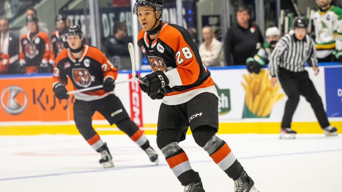 Blue Jackets' Cayden Lindstrom excited for future at Michigan State