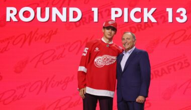 Detroit Red Wings select feisty Carter Bear in first round of NHL Draft
