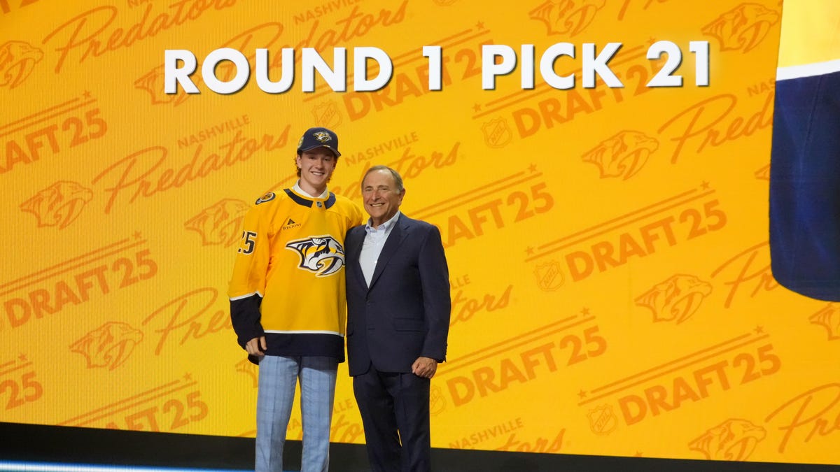 Who did the Predators take in the 2025 NHL Draft? Recap of Rounds 1-7
