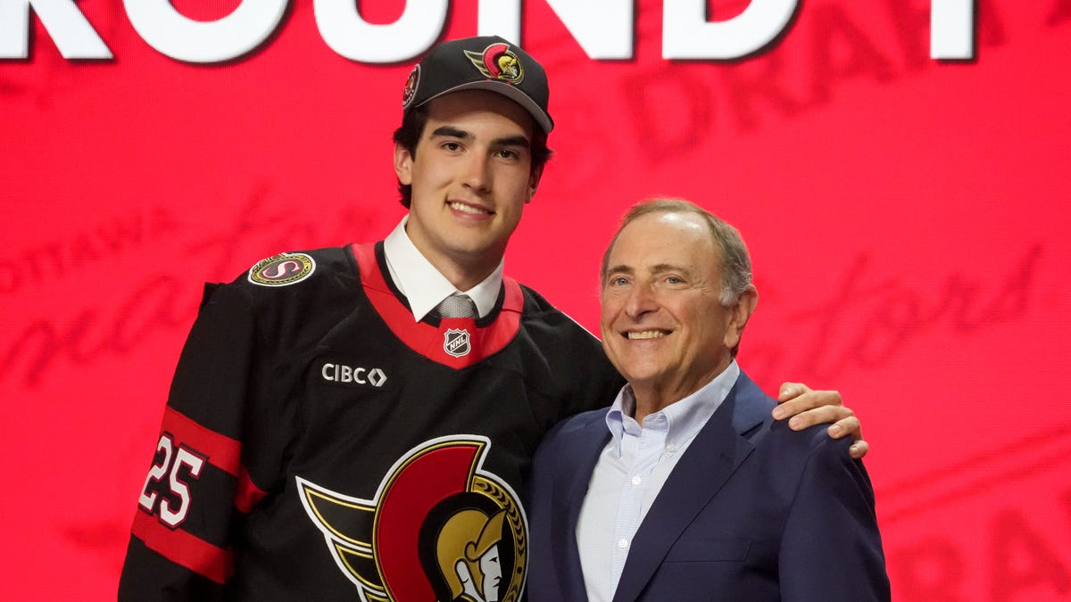 Wisconsin Badgers Hockey Logan Hensler 2025 NHL Draft Ottawa Senators