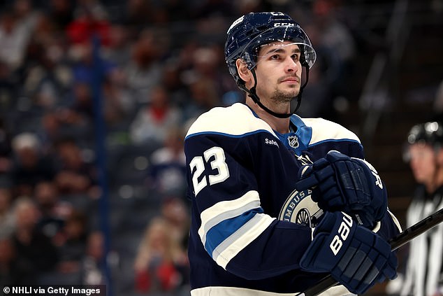 Monahan signed a contract with Columbus in July 2024 to re-unite with Gaudreau on the ice