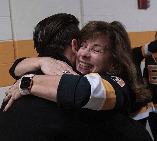 The Panthers winger said it was 'special' having his mom in the building for Friday's game