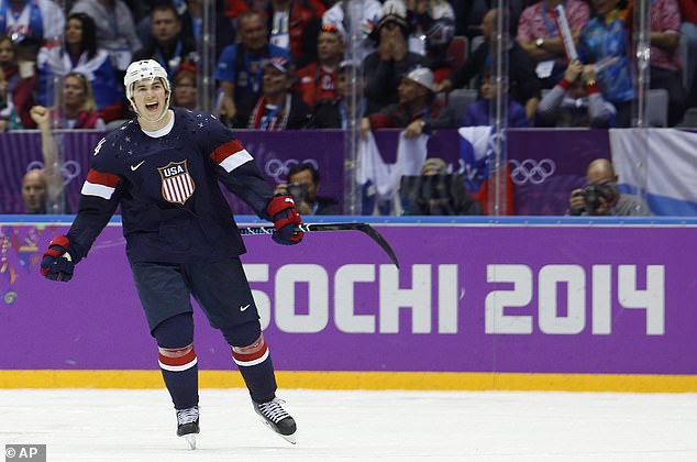 Oshie also became an Olympic hero playing for the USA back at Sochi 2014