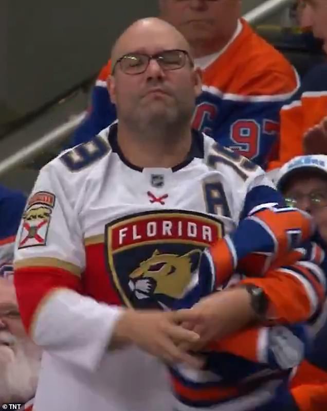 Panthers jersey underneath