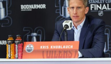 Edmonton Oilers coach Kris Knoblauch has a tough decision to make in net for Game 6