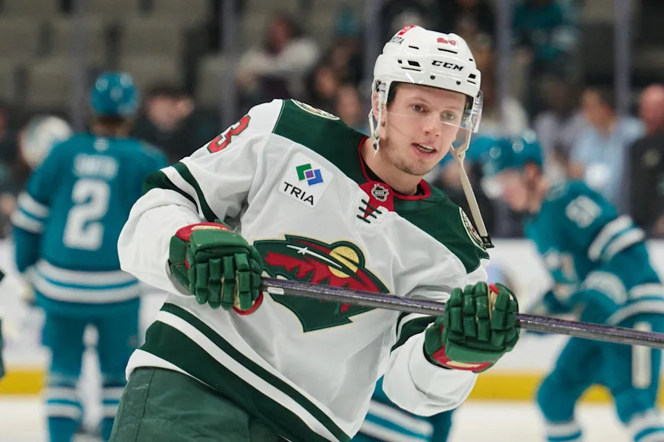 Minnesota Wild center Marco Rossi (23) reportedly rejected a a five-year deal worth about $5 million annually.Robert Edwards-Imagn Images