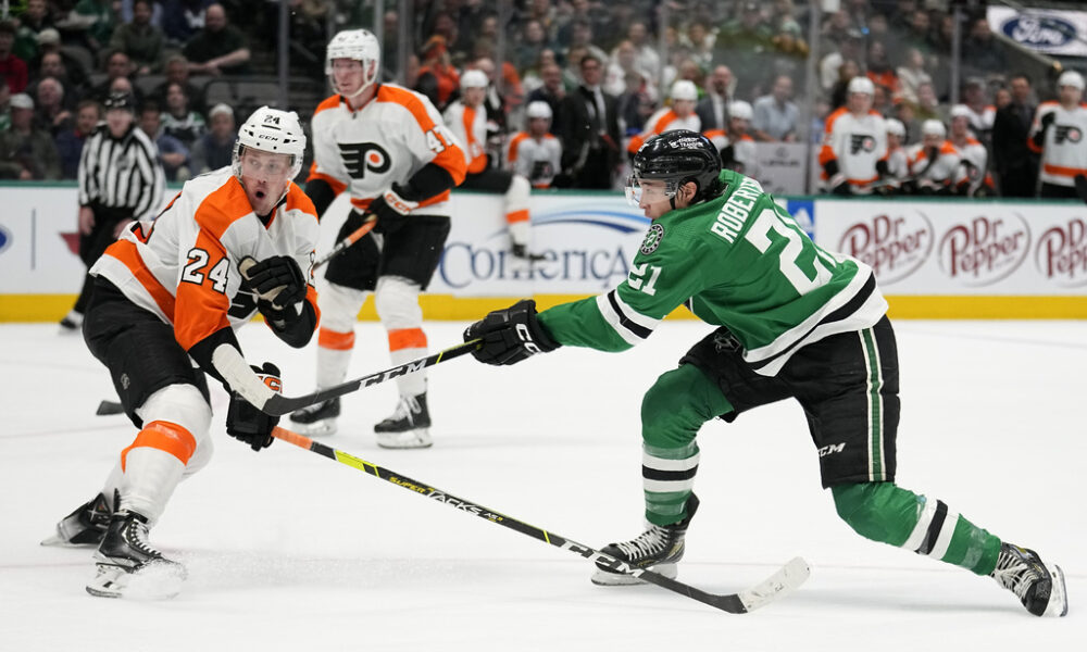 Jason Robertson, Nick Seeler, Philadelphia Flyers