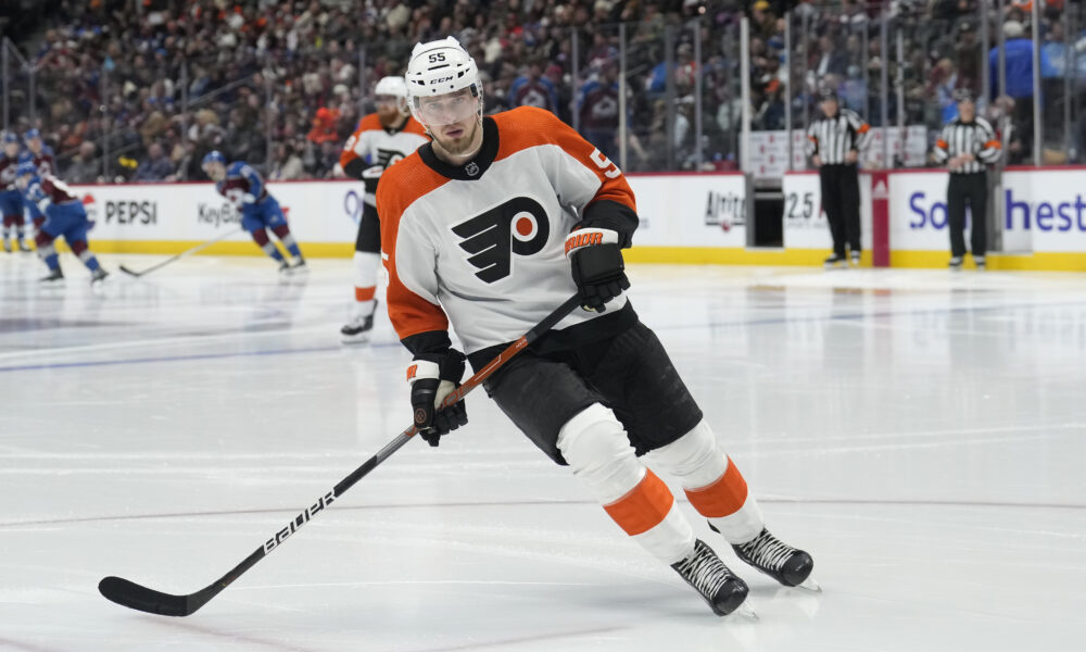Rasmus Ristolainen in action for the Philadelphia Flyers