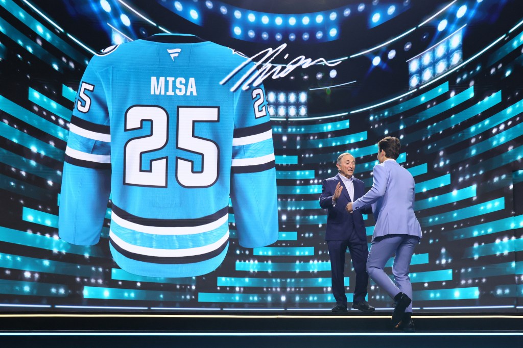 San Jose Sharks take Michael Misa at NHL Draft in Los Angeles