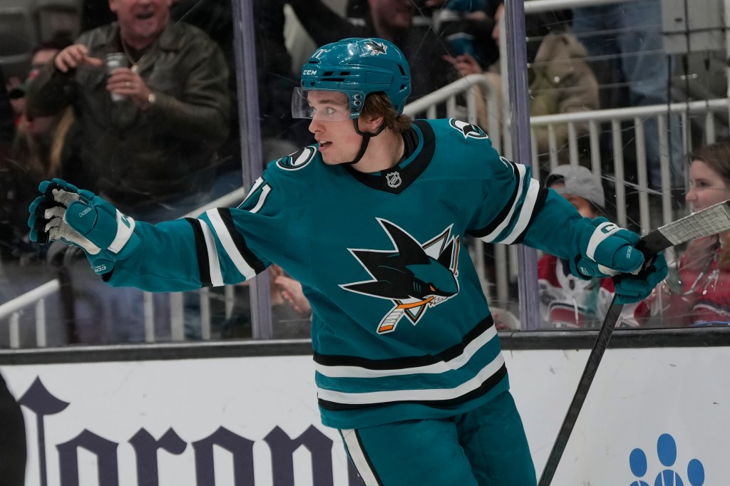 San Jose Sharks' Macklin Celebrini named to NHL's All-Rookie team
