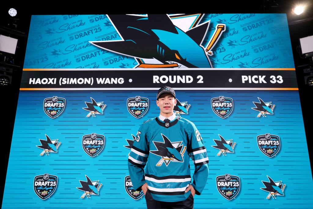 Simon Wang joins San Jose Sharks on day two of NHL Draft