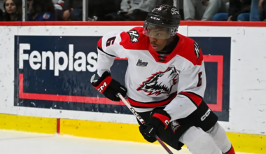 Bill Zonnon skating in the QMJHL