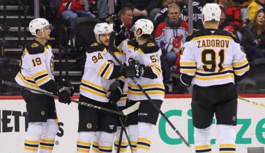 Game Of Milestones Propels Boston Past Devils