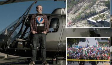 LA reporter Stu Mundel goes on rant during 'No Kings' coverage