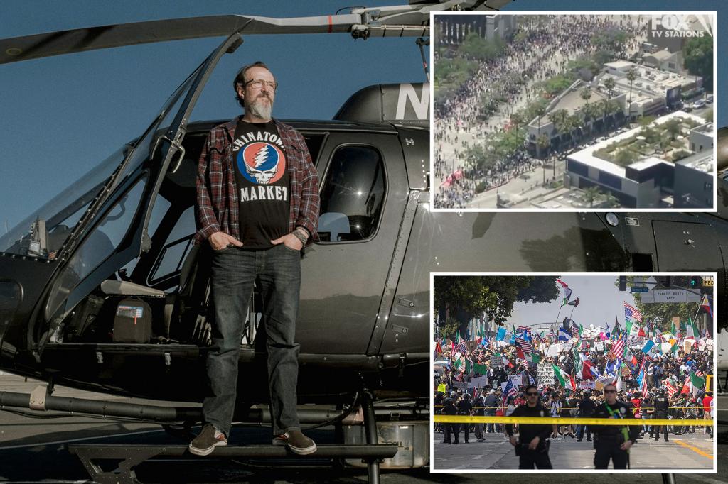 LA reporter Stu Mundel goes on rant during 'No Kings' coverage