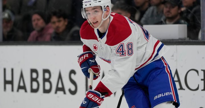 Montreal Canadiens defenceman Lane Hutson named NHL rookie of the year