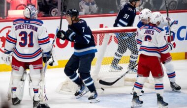 Winnipeg Jets edge Rangers 2-1 for 45th win of the season - Winnipeg