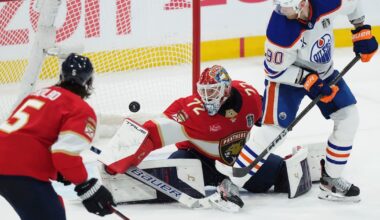 Oilers rally in 2nd period, go to 3rd tied 3-3 with Panthers in Game 4 of the Stanley Cup Final