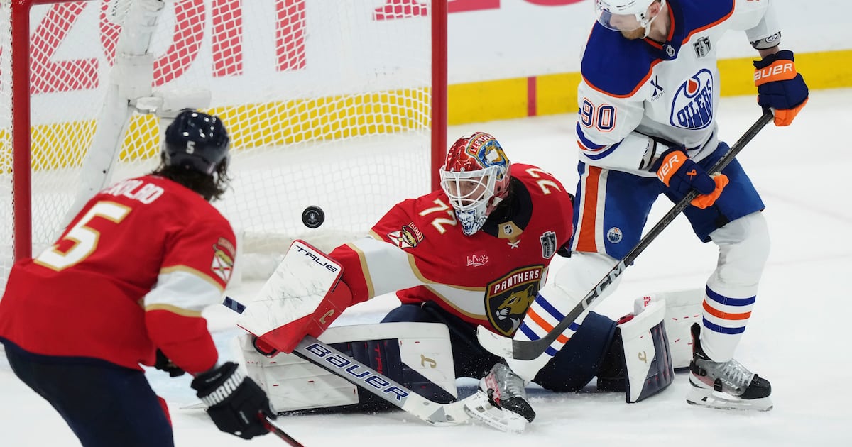 Oilers rally in 2nd period, go to 3rd tied 3-3 with Panthers in Game 4 of the Stanley Cup Final