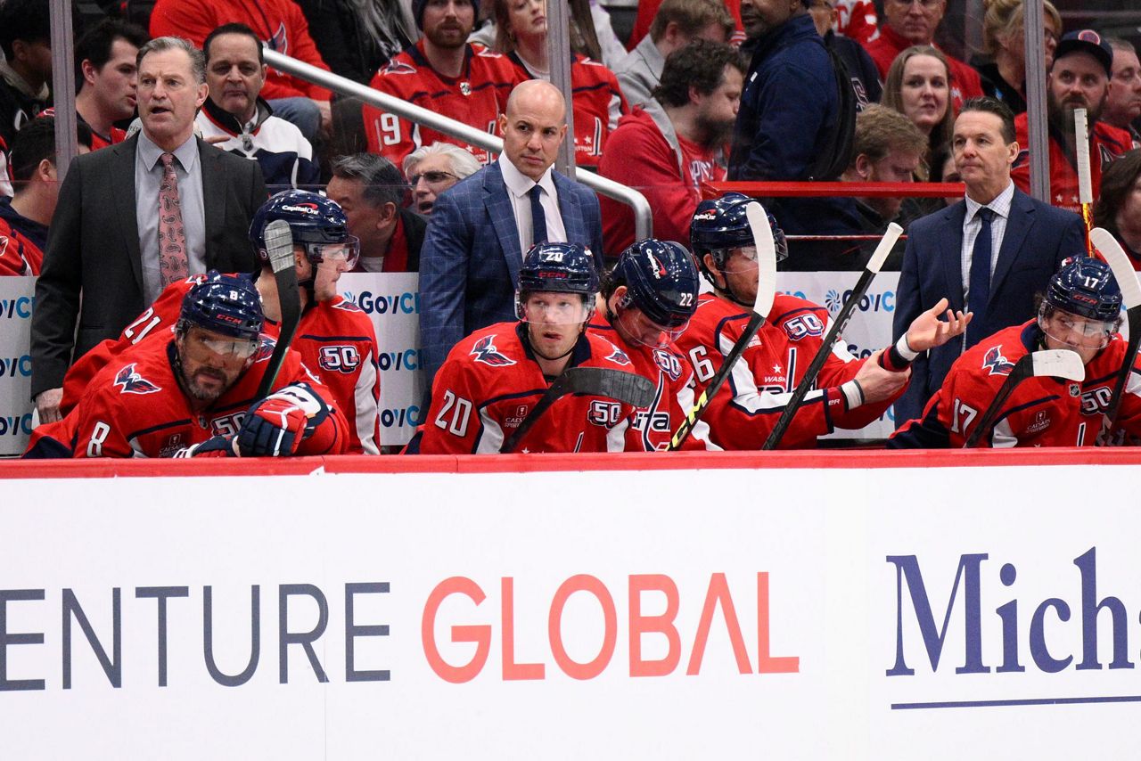 Washington Capitals' Spencer Carbery wins the Jack Adams Award as NHL coach of the year
