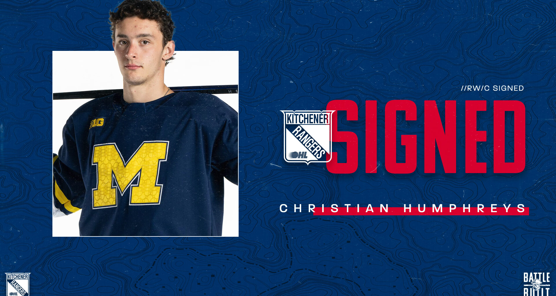 Press Release: Rangers Announce Signing of Christian Humphreys