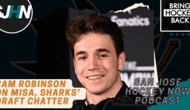 Cam Robinson on Latest Sharks' Draft & Trade Chatter, Has Confidence Misa Will Be No. 2 Pick