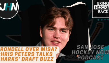 Frondell Over Misa? Chris Peters Talks Sharks' 2025 Draft Buzz