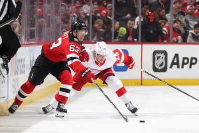 <p><em>Detroit Red Wings vs New Jersey Devils (via Getty Images)</em></p><p><em><br></em></p> Detroit Red Wings and New Jersey Devils reveal re-shuffled lineups in late-season game