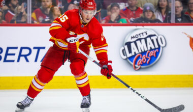 Grading the Flames' 2-Year Extension for Dryden Hunt - The Hockey Writers - Calgary Flames